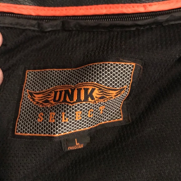 Real leather riding jacket Men's - Picture 5 of 5